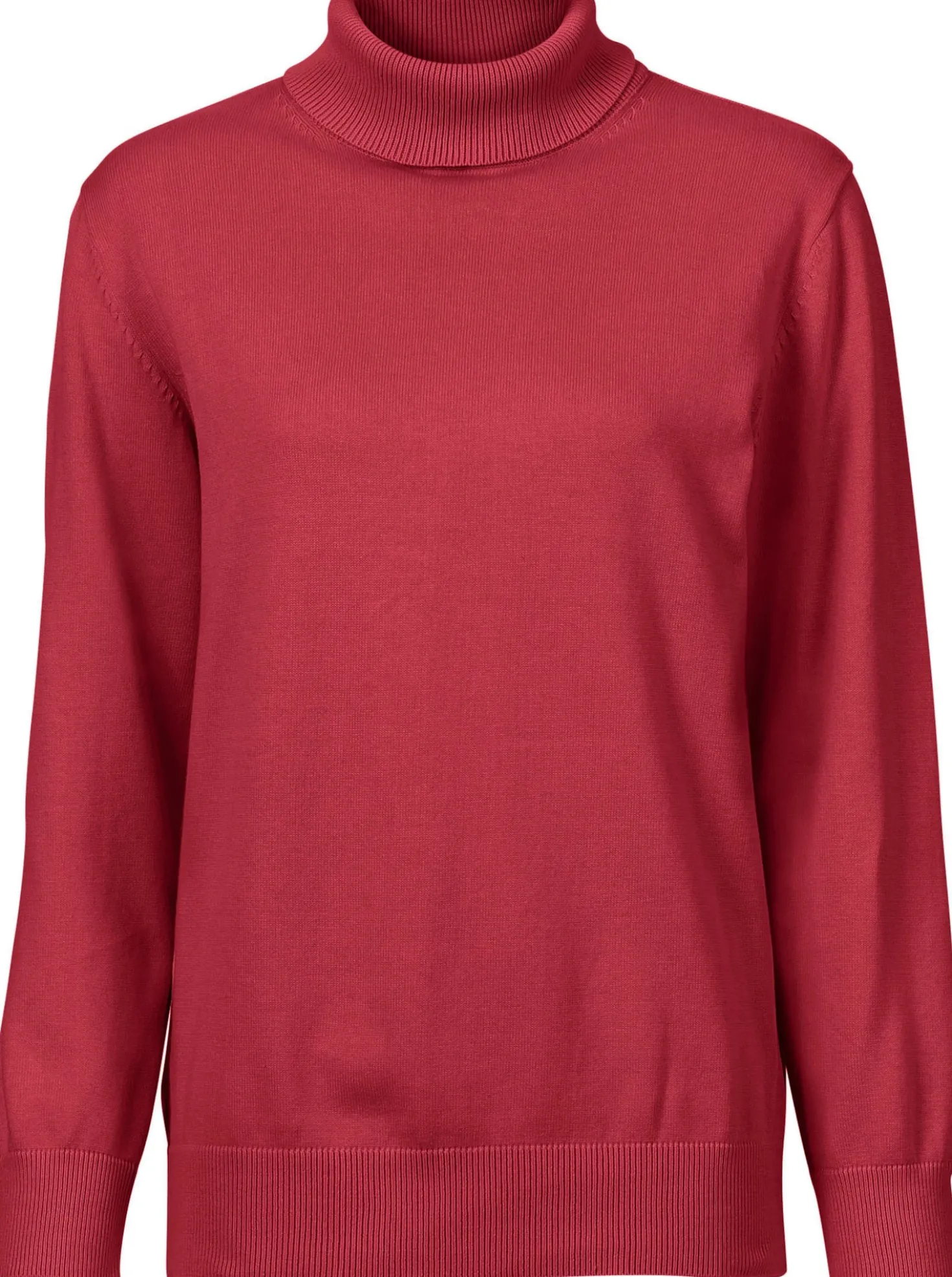 Rollkragenpullover aus reiner Baumwolle