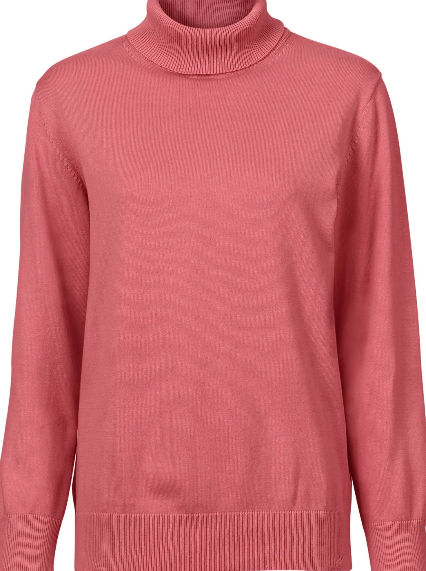 Rollkragenpullover aus reiner Baumwolle