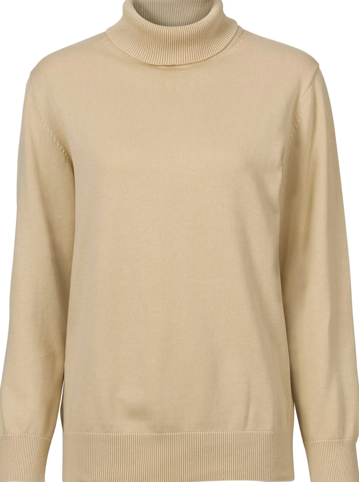 Rollkragenpullover aus reiner Baumwolle