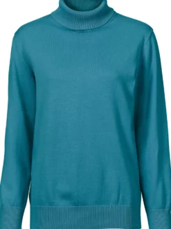 Rollkragenpullover aus reiner Baumwolle
