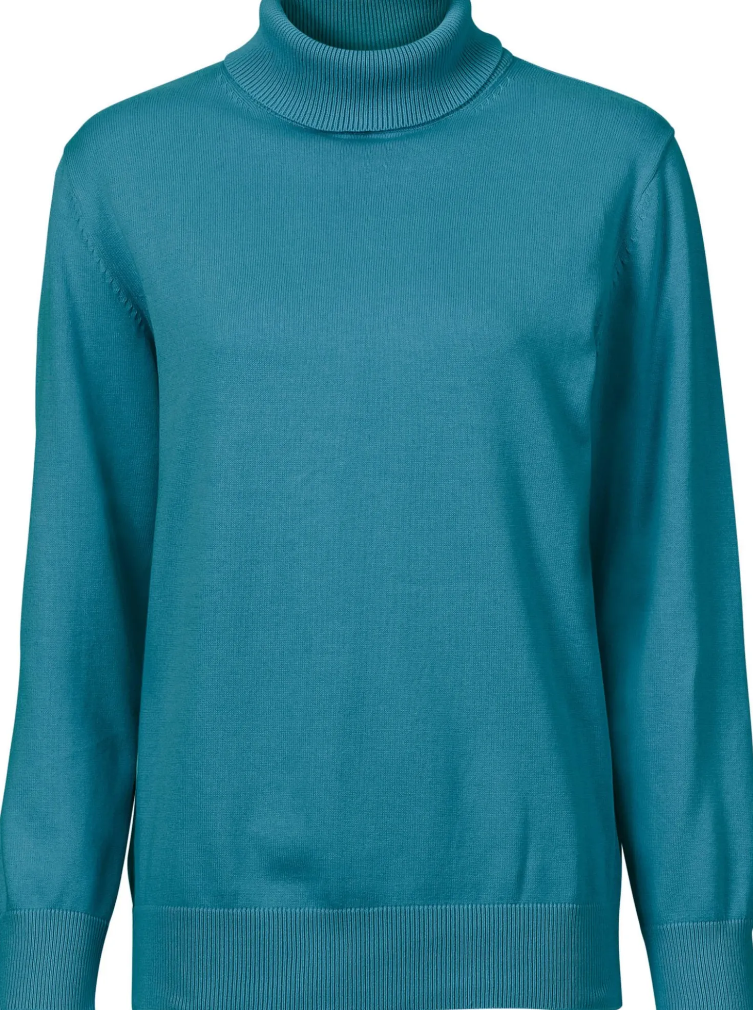 Rollkragenpullover aus reiner Baumwolle