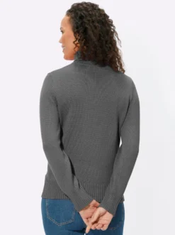 Rollkragenpullover im Baumwoll-Mix