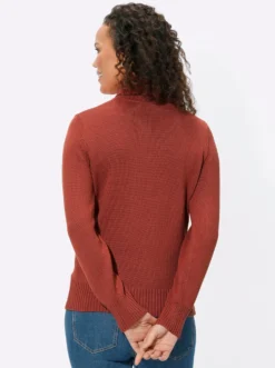 Rollkragenpullover im Baumwoll-Mix
