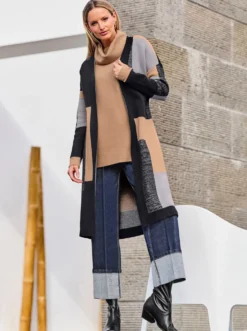 Rollkragenpullover im Oversized-Style