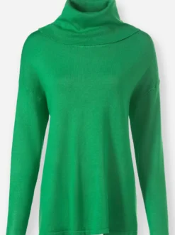 Rollkragenpullover im Oversized-Look