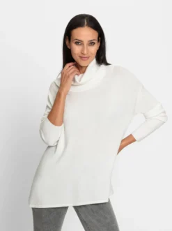 Rollkragenpullover im Oversized-Look