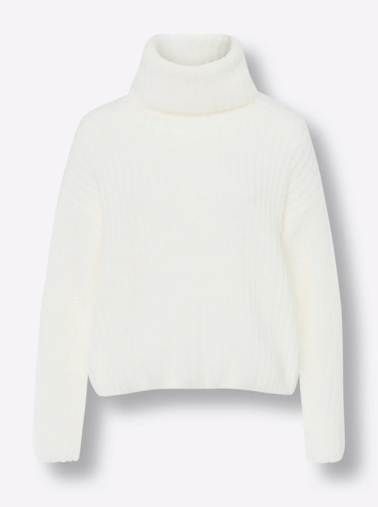 Rollkragenpullover im Oversized-Schnitt