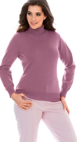 Rollkragenpullover in Feinstrick-Qualität