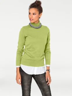 Rollkragenpullover in Feinstrick-Qualität