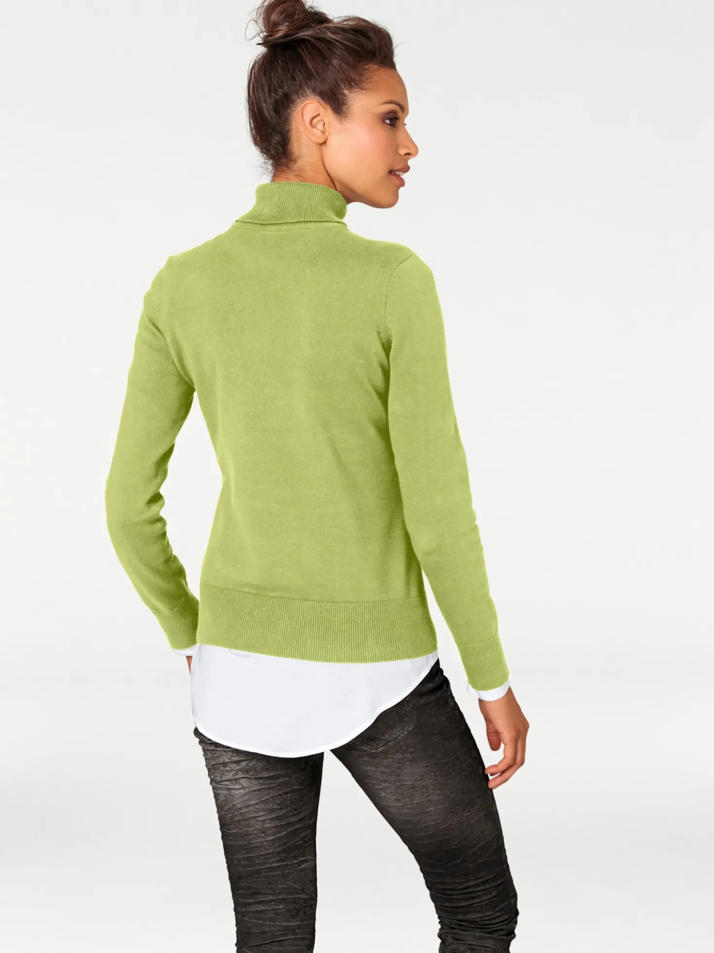 Rollkragenpullover in Feinstrick-Qualität