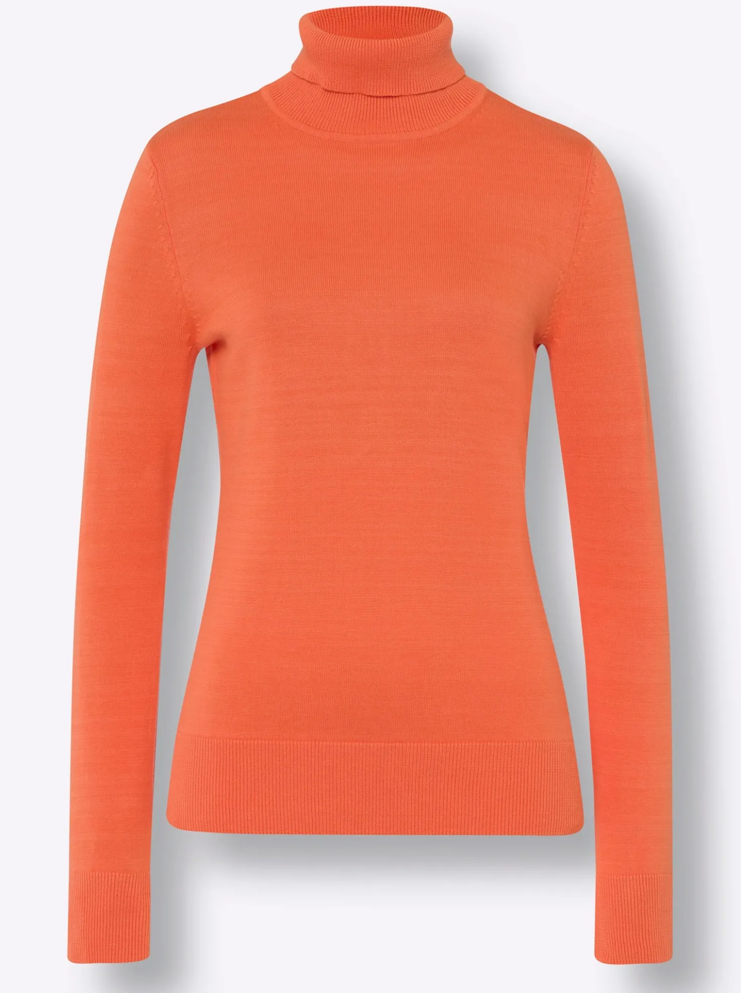 Rollkragenpullover in Feinstrick-Qualität