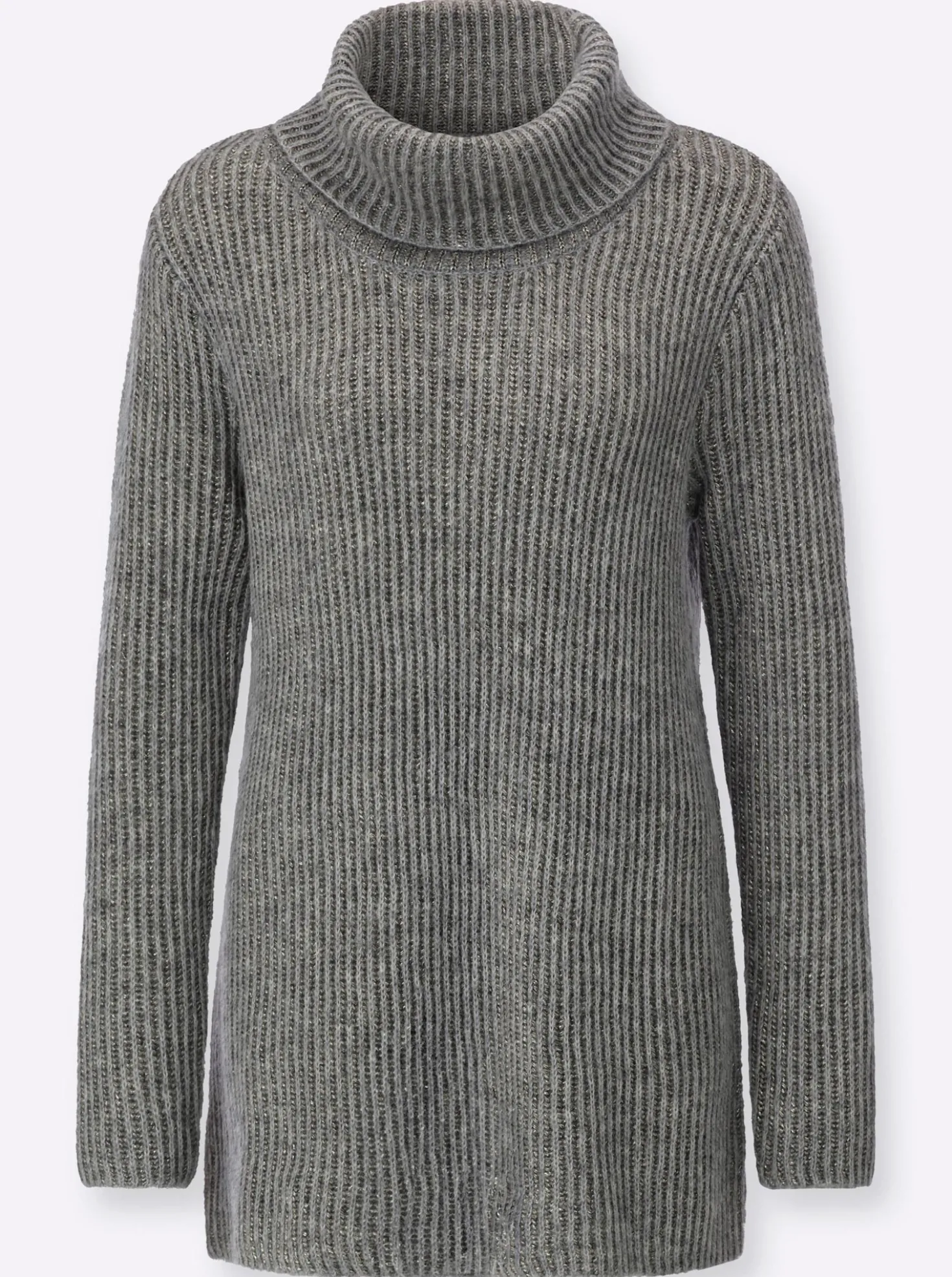 Rollkragenpullover mit Farbverlauf