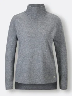 Rollkragenpullover mit 10% Kaschmir