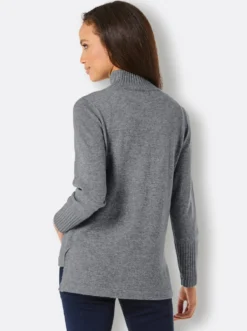 Rollkragenpullover mit 10% Kaschmir