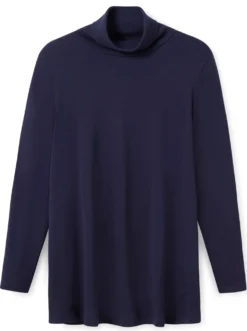 Rollkragenshirt in A-Linie