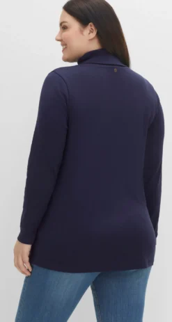 Rollkragenshirt in A-Linie