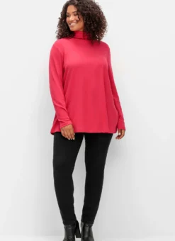 Rollkragenshirt in A-Linie