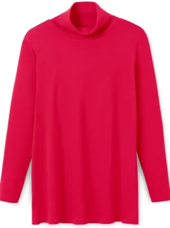 Rollkragenshirt in A-Linie