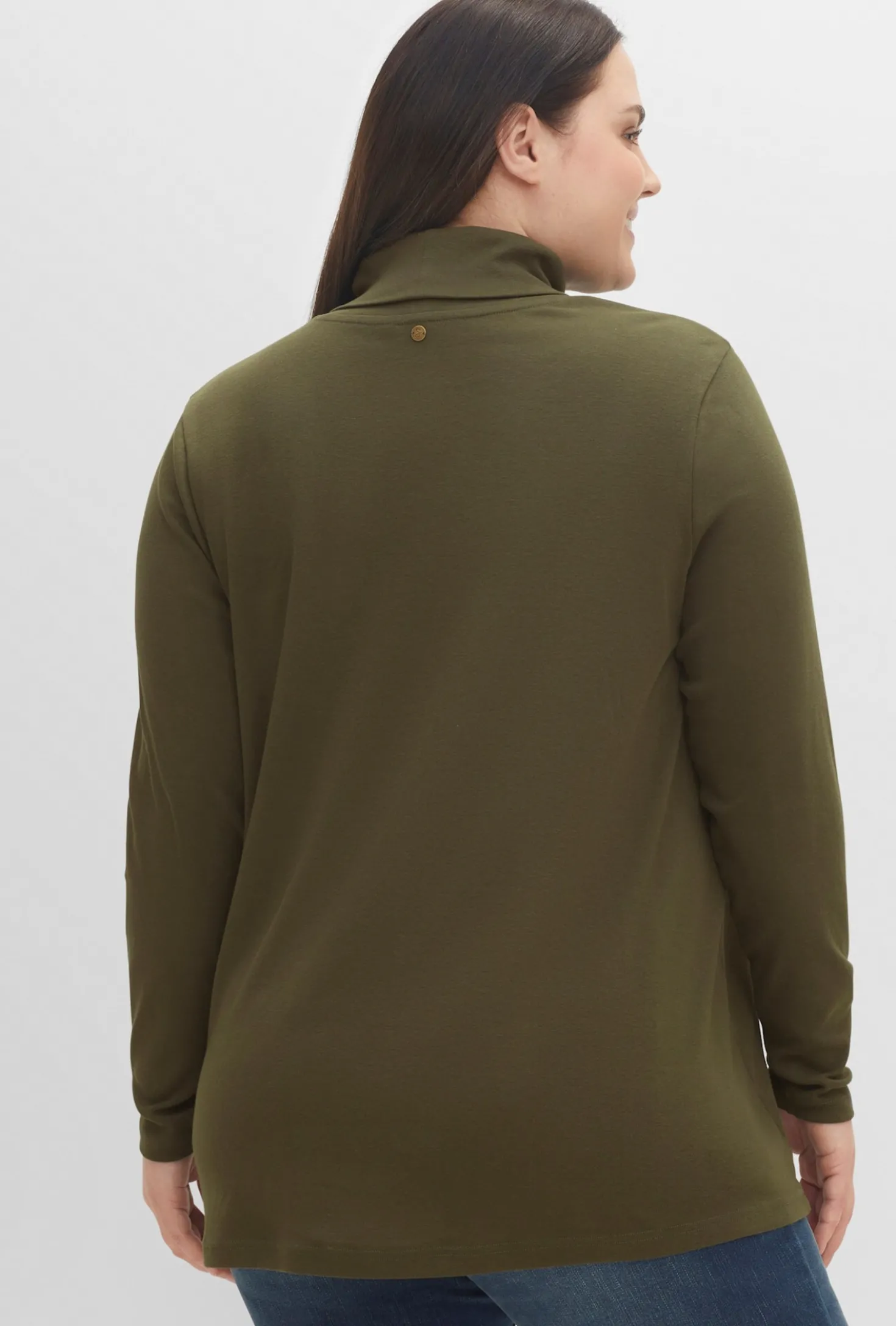 Rollkragenshirt in A-Linie