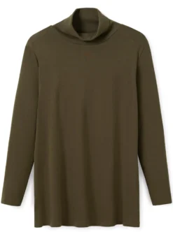 Rollkragenshirt in A-Linie