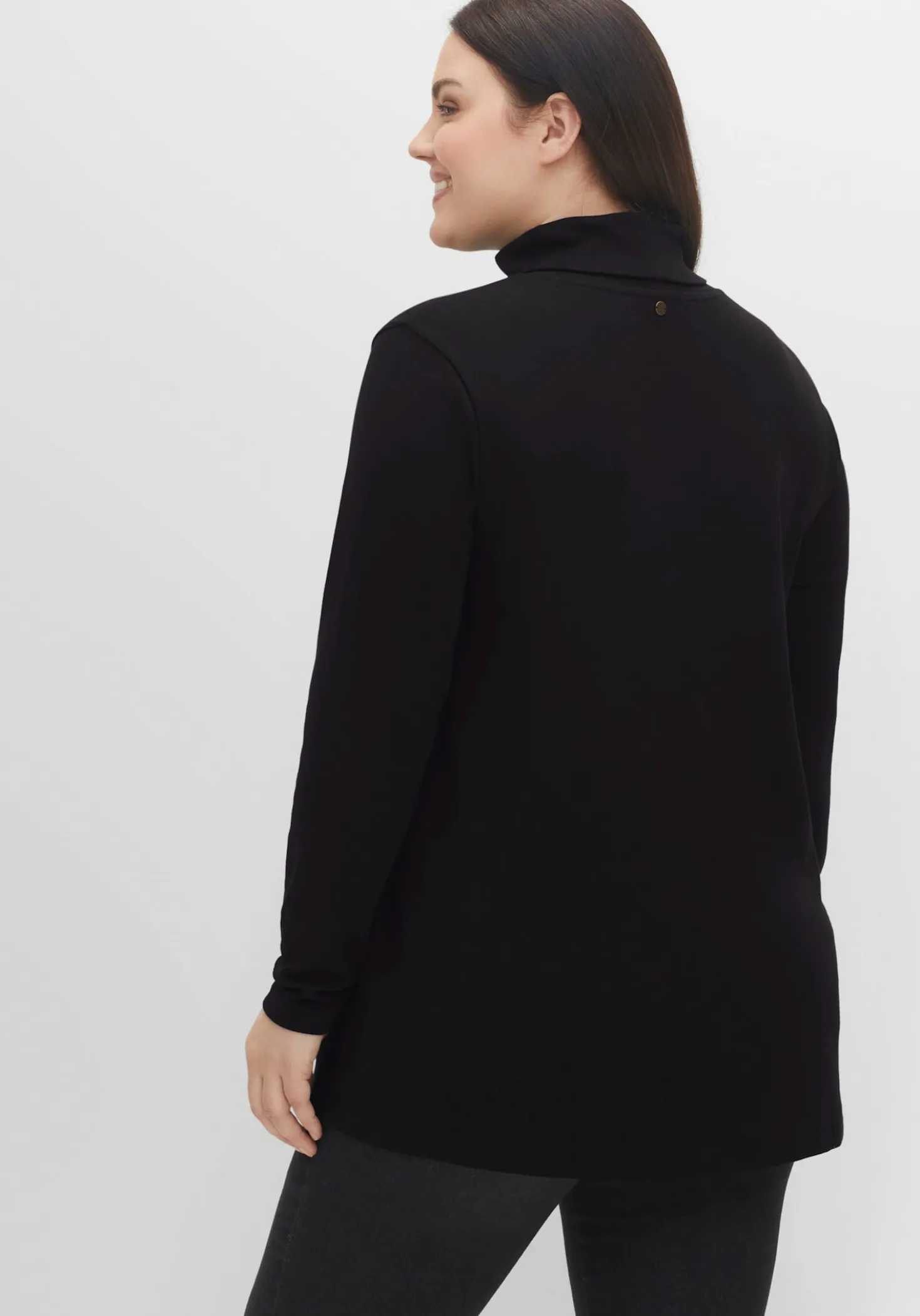 Rollkragenshirt in A-Linie