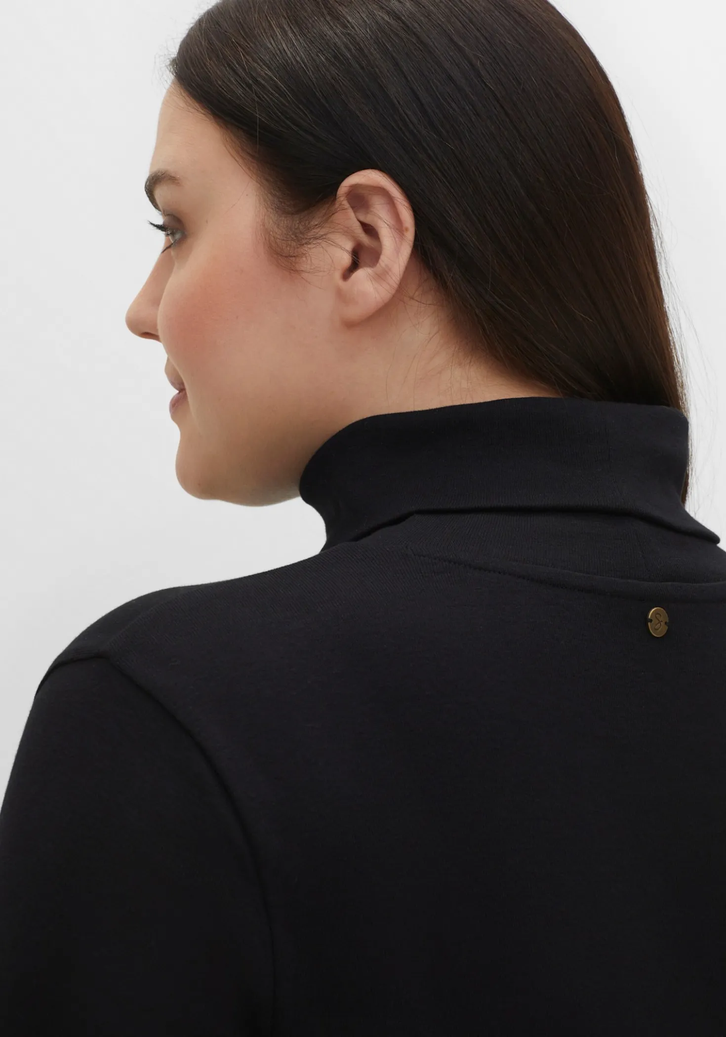 Rollkragenshirt in A-Linie