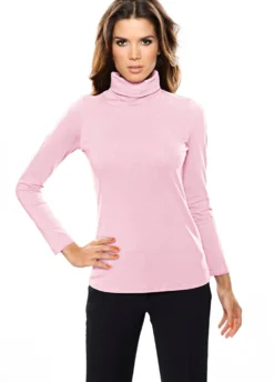 Rollkragenshirt in figurbetonter Form