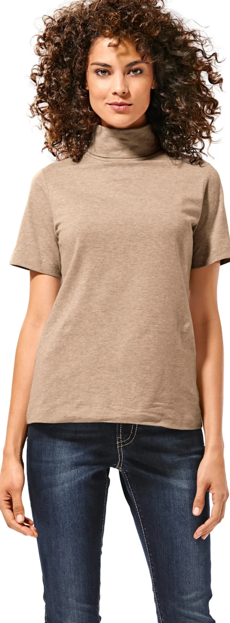 Rollkragenshirt in taillierter Form