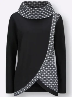 Rollkragenshirt mit Lagen-Optik