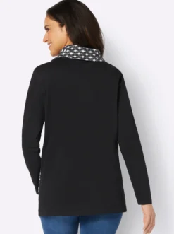 Rollkragenshirt mit Lagen-Optik