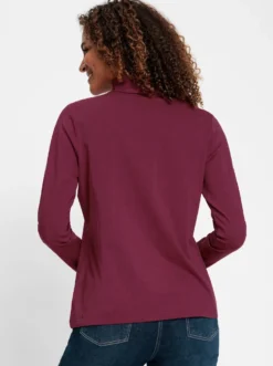 Rollkragenshirt mit langen Ärmeln