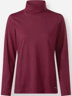 Rollkragenshirt mit langen Ärmeln