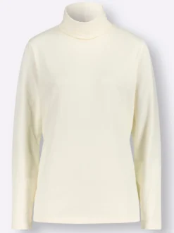 Rollkragenshirt mit langen Ärmeln