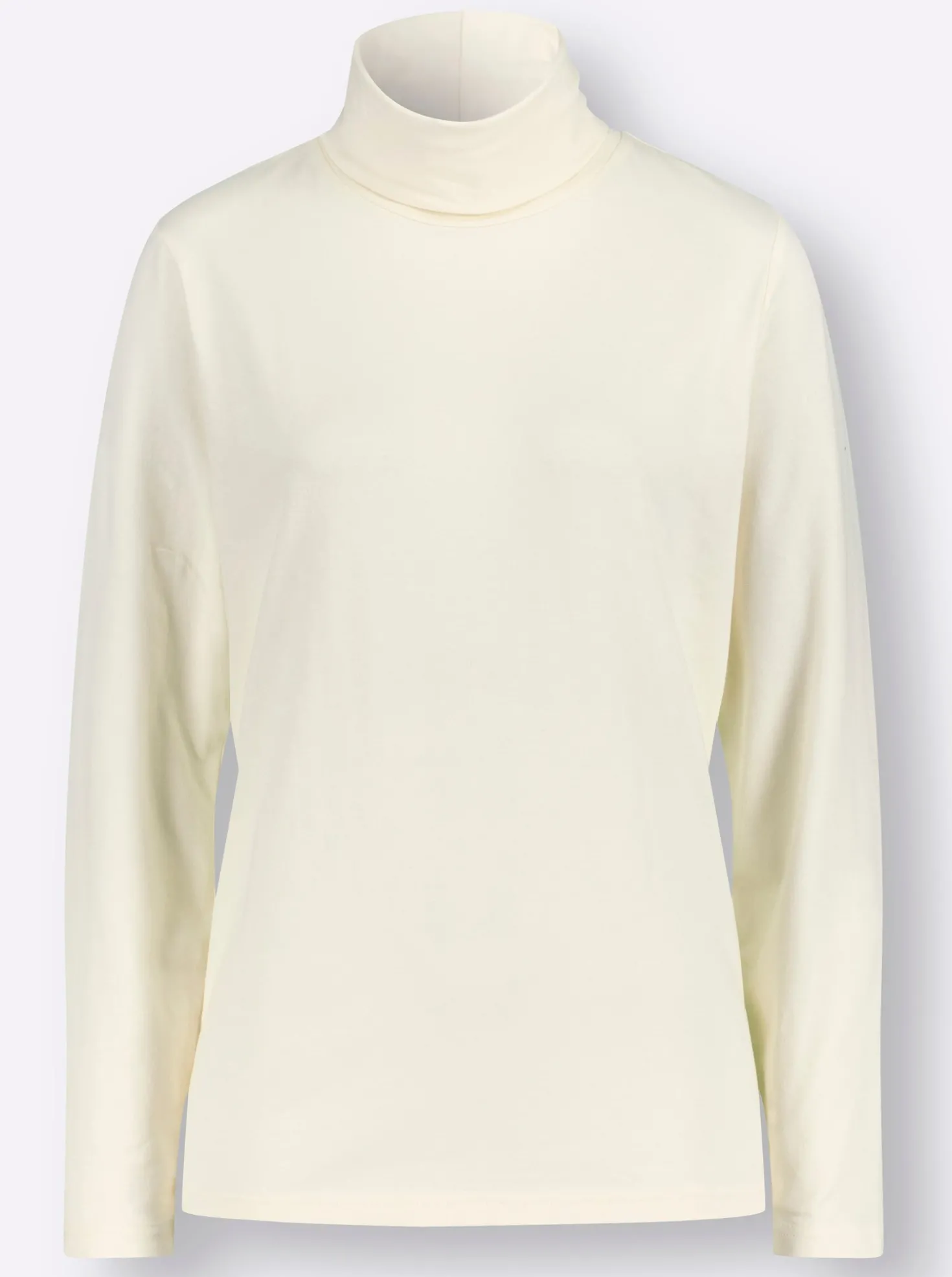 Rollkragenshirt mit langen Ärmeln