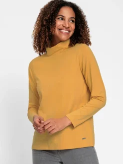 Rollkragenshirt mit langen Ärmeln
