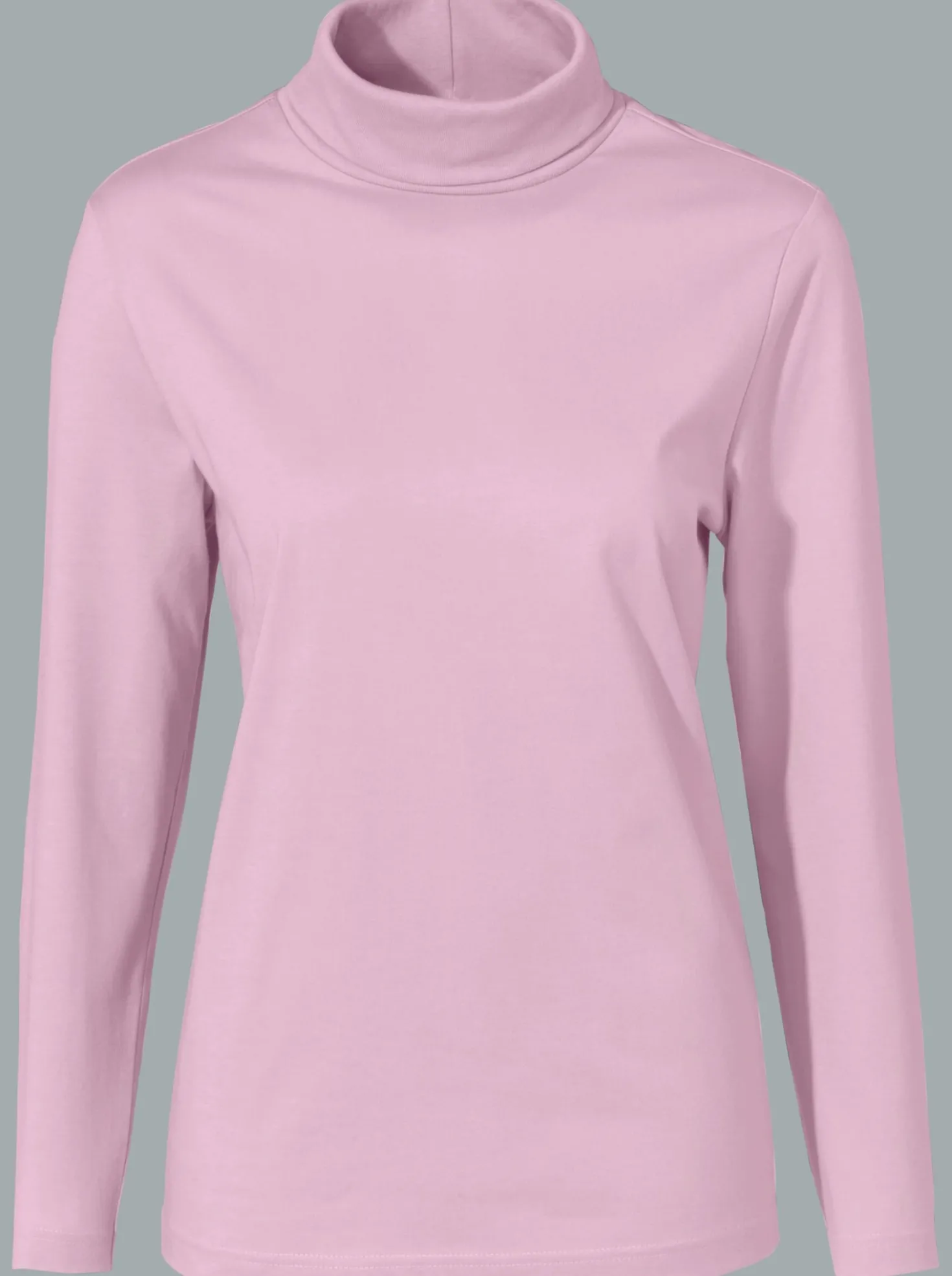 Rollkragenshirt mit langen Ärmeln