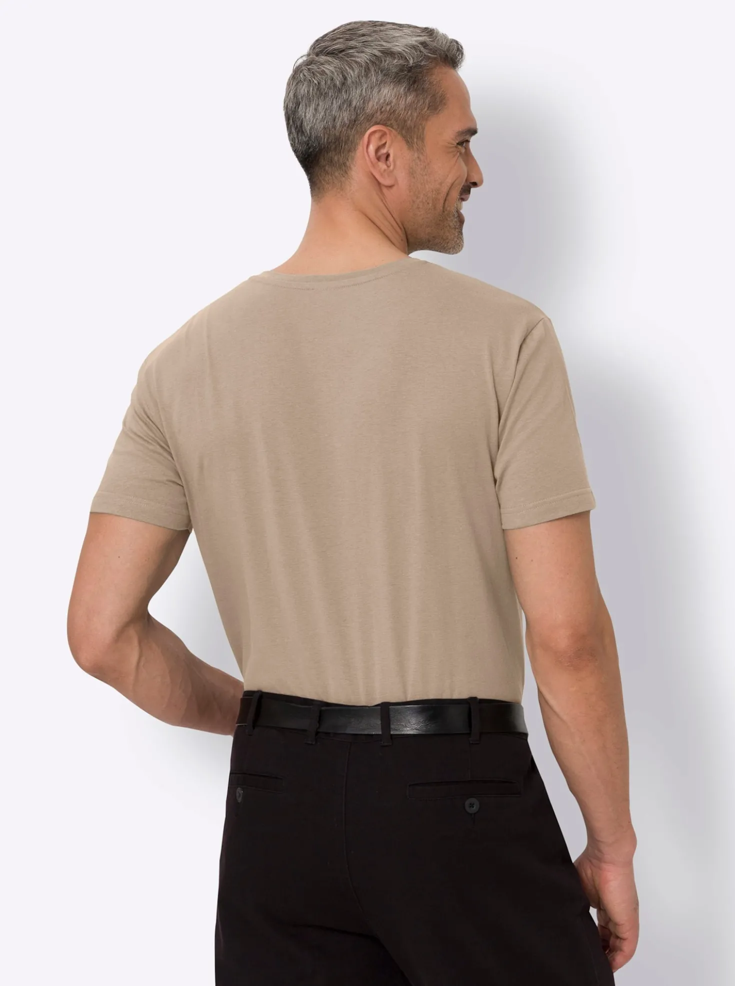 Rundhals-Shirt