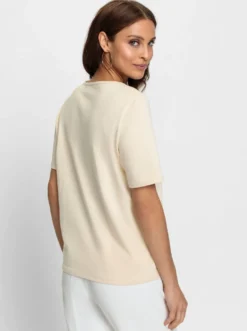 Rundhalsshirt mit Cut-outs