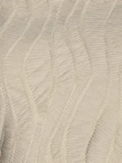 Rundhalsshirt mit Jacquard-Struktur