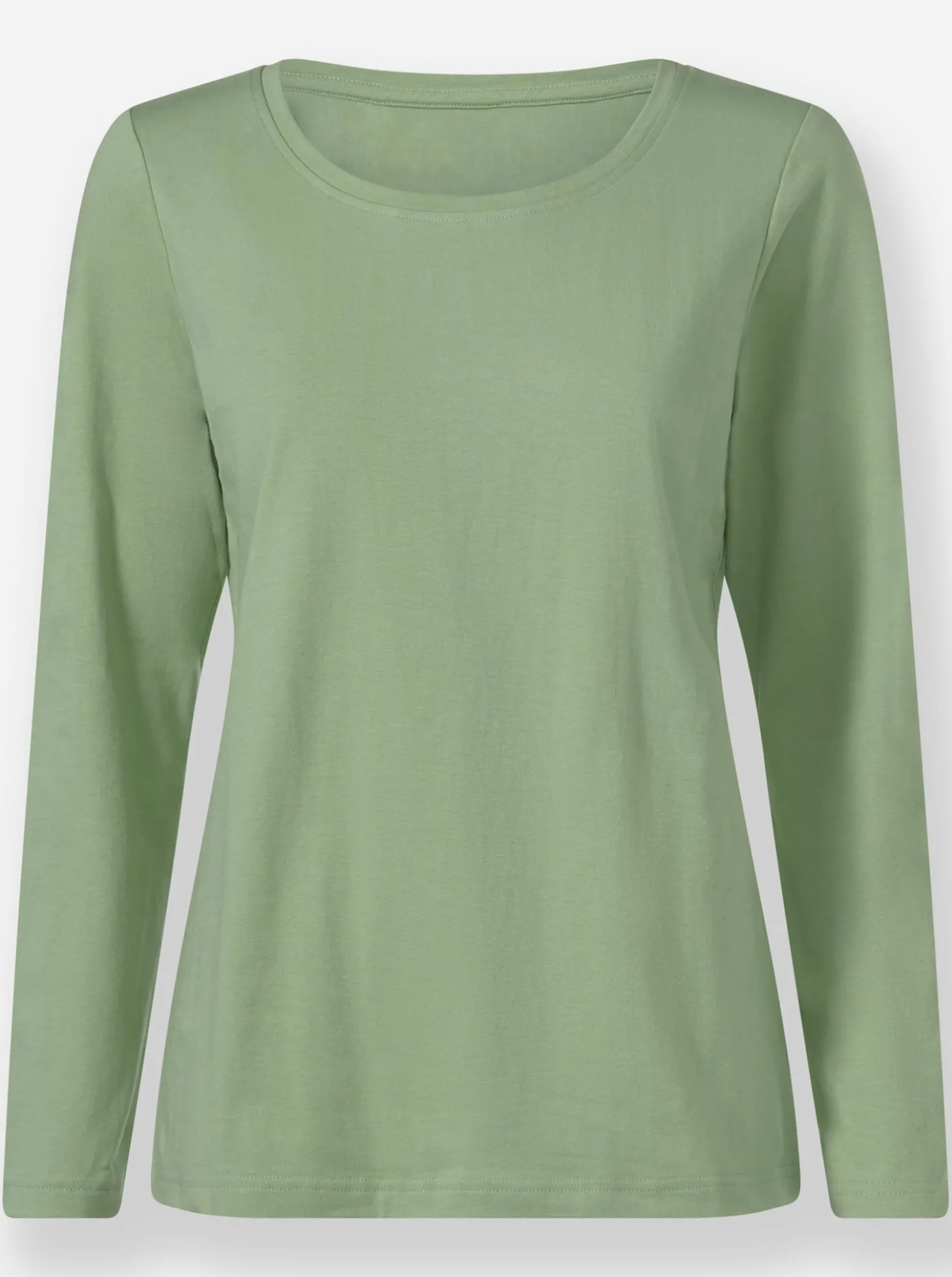 Rundhalsshirt mit zertifizierter Baumwolle