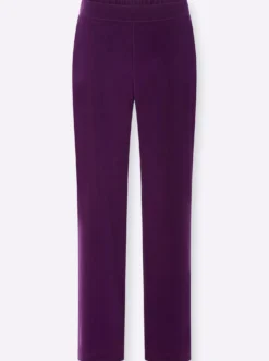Samthose mit Dehnbund hinten