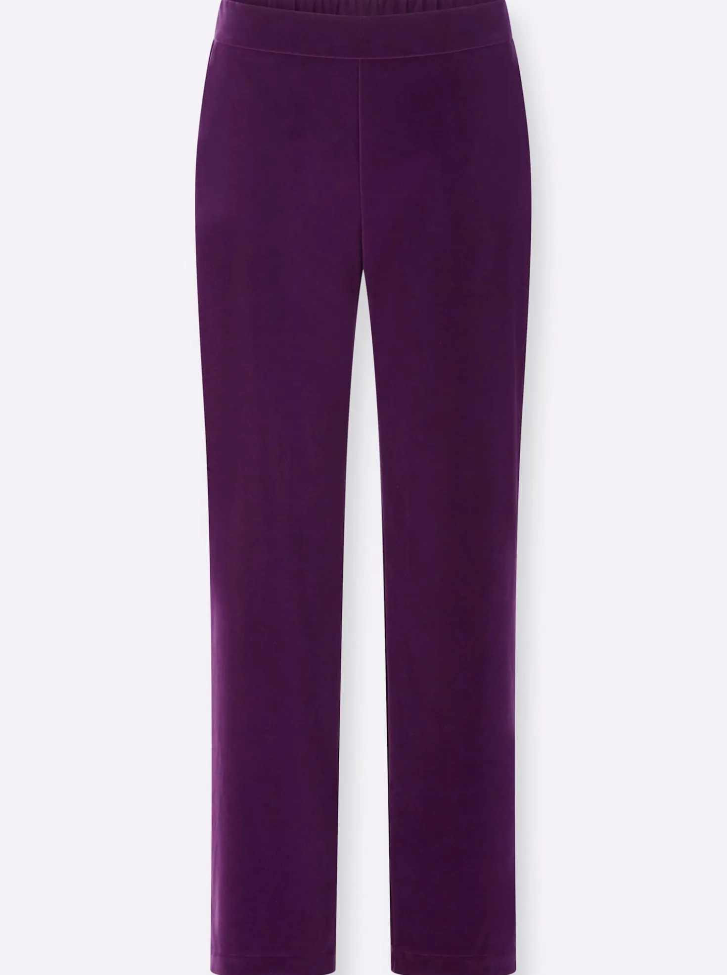 Samthose mit Dehnbund hinten