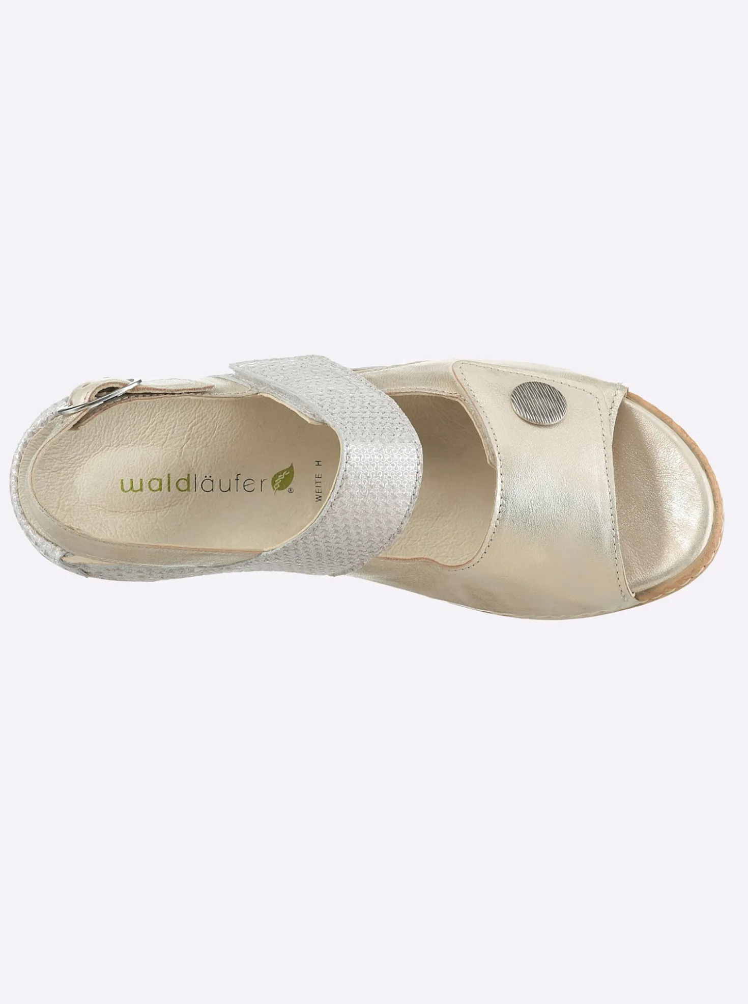Sandalette mit Luftposter-Laufsohle