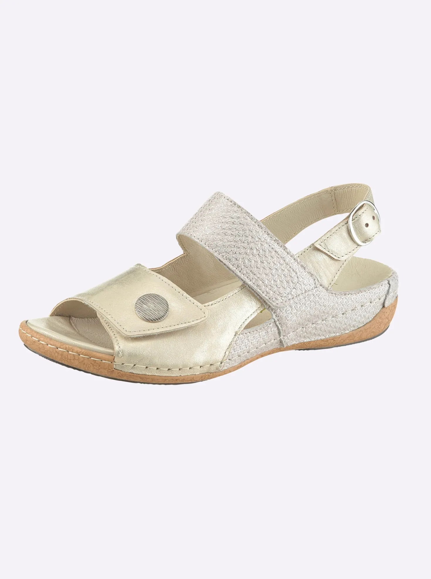 Sandalette mit Luftposter-Laufsohle