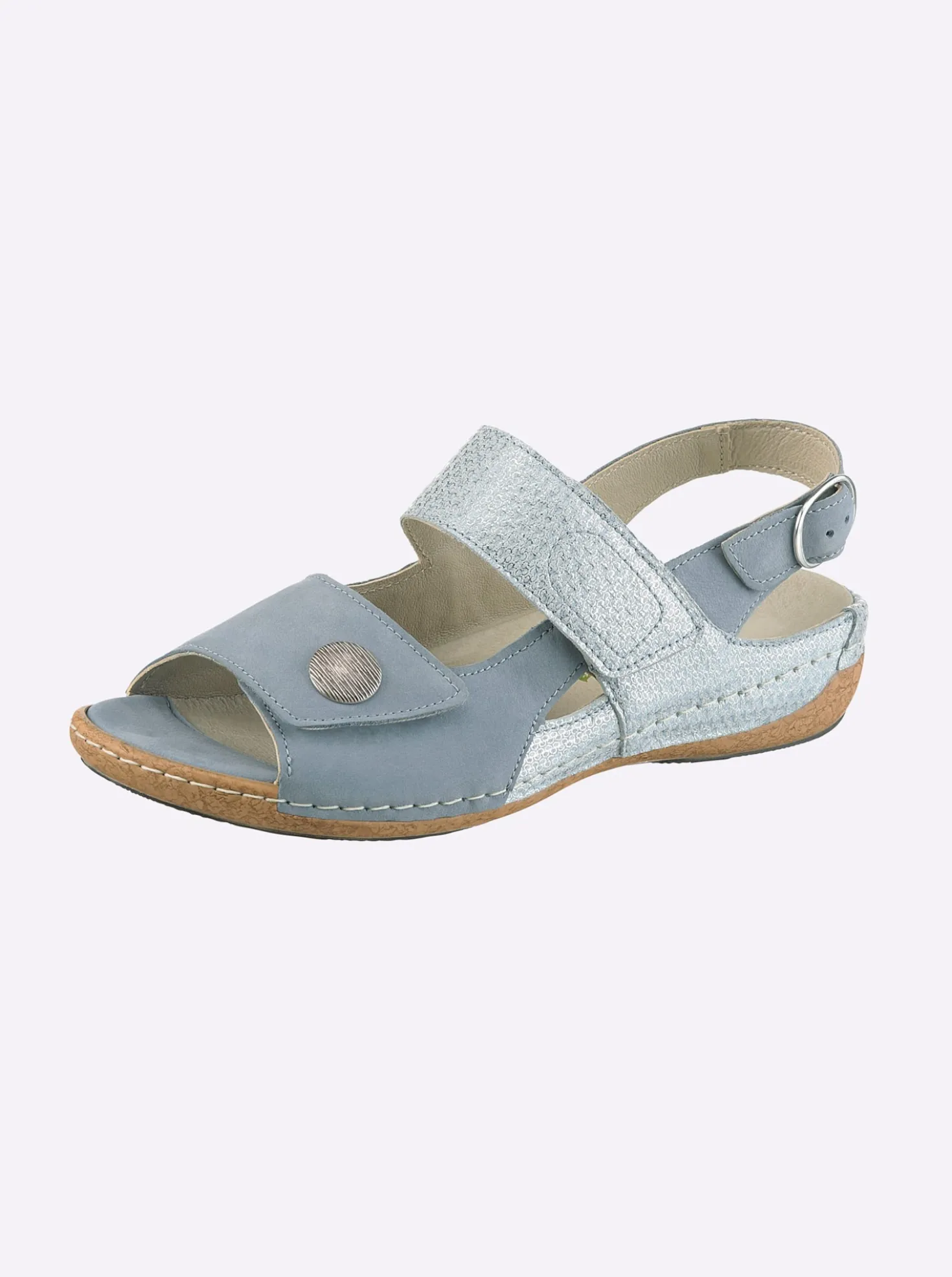 Sandalette mit Luftposter-Laufsohle