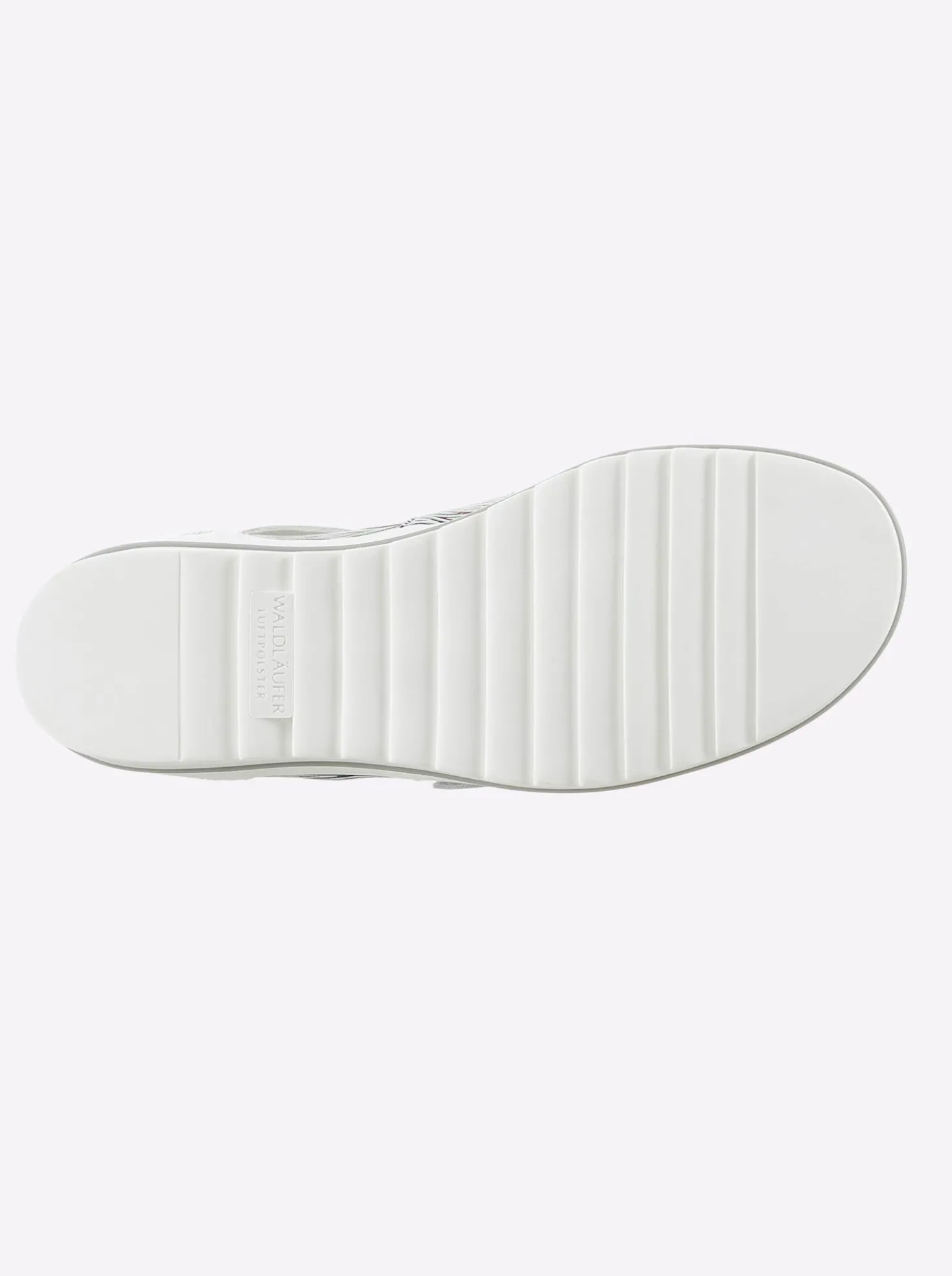 Sandalette mit mehrfarbigem Muster