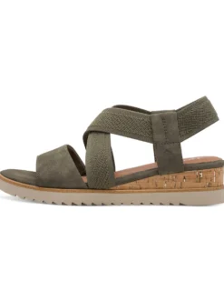 Sandalette mit profilierter Sohle