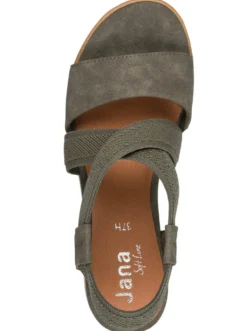 Sandalette mit profilierter Sohle