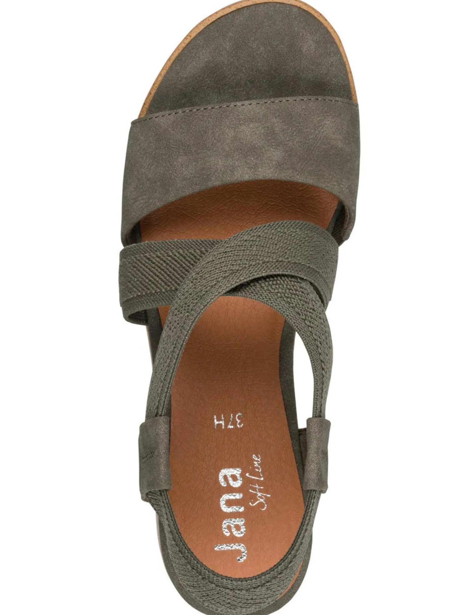 Sandalette mit profilierter Sohle