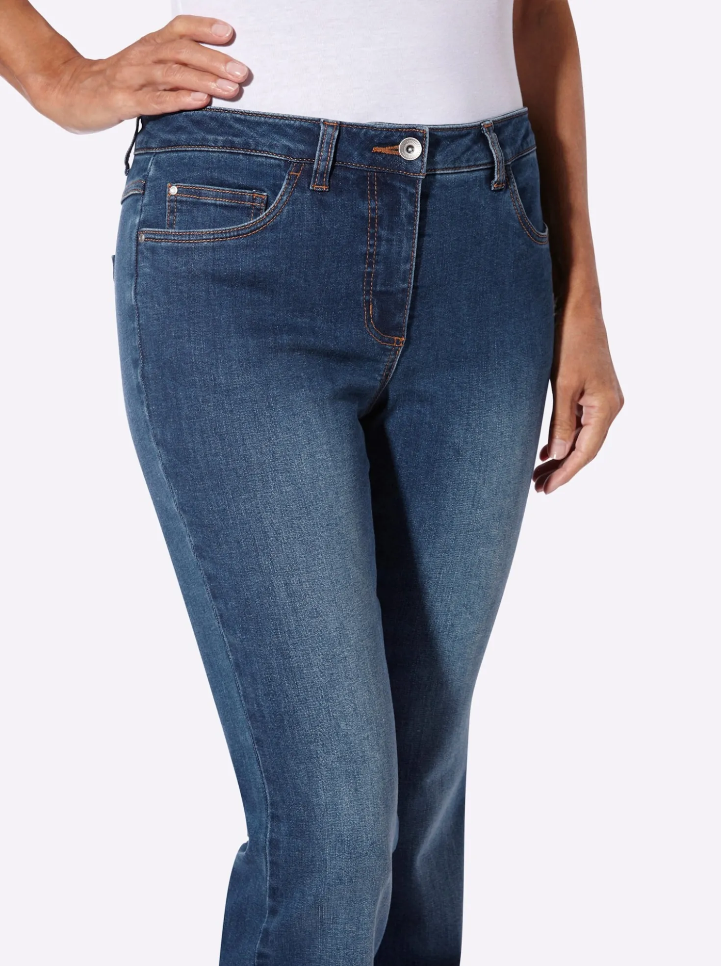 Schlagjeans in 5-Pocket-Form